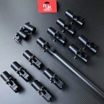 Wholesale Price RJX 20mm 25mm 30mm 35mm 40mm Aluminum Lateral Folding Arm Tube Joint Hinge for Quadcopter Multirotor Drone UAV